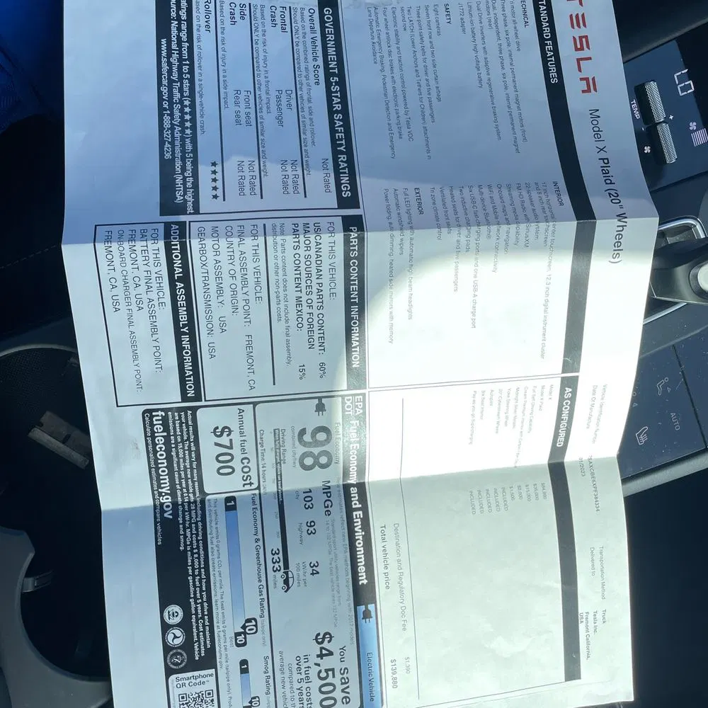 2023 Tesla Model X Plaid
