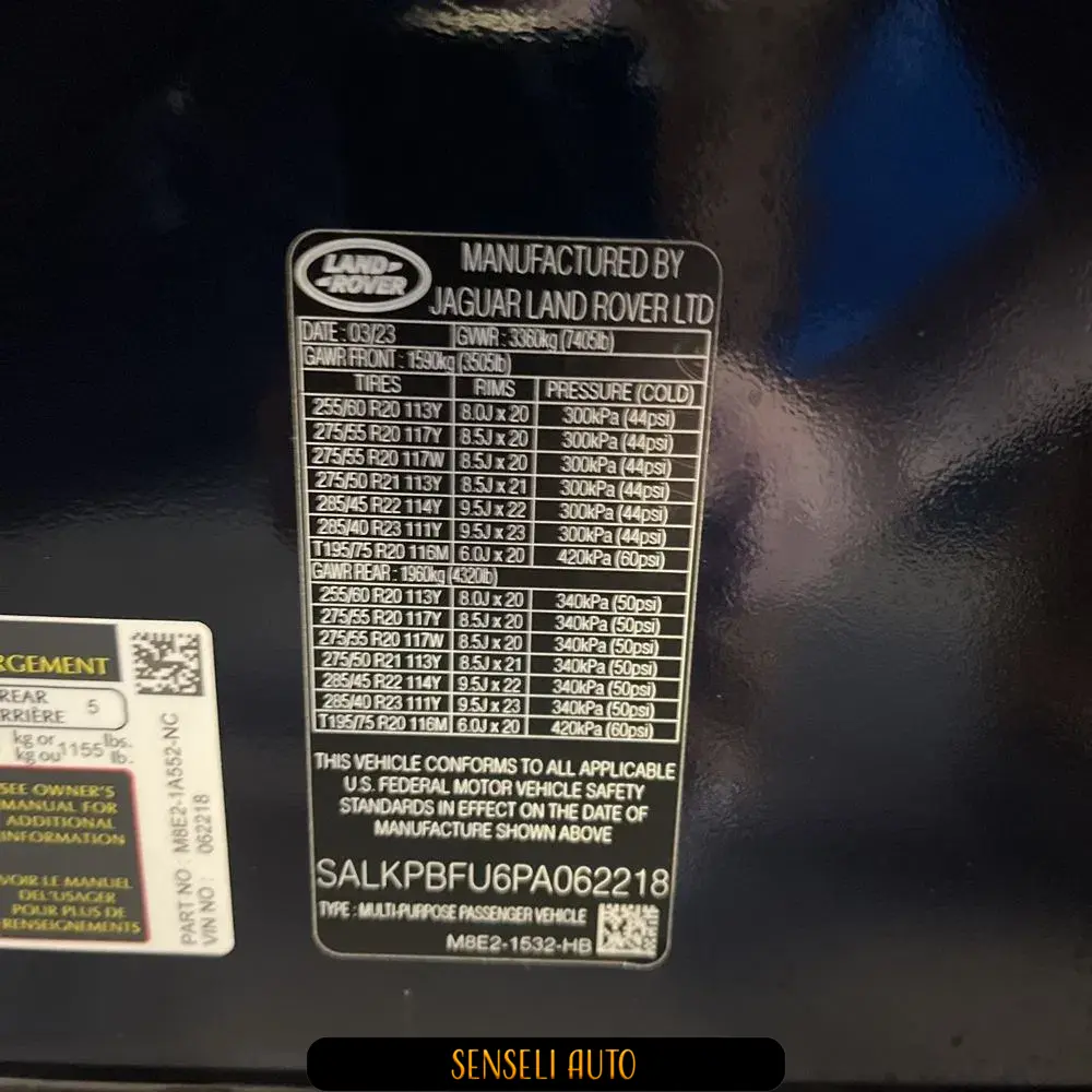 2023 Land Rover Range Rover P400 SE LWB
