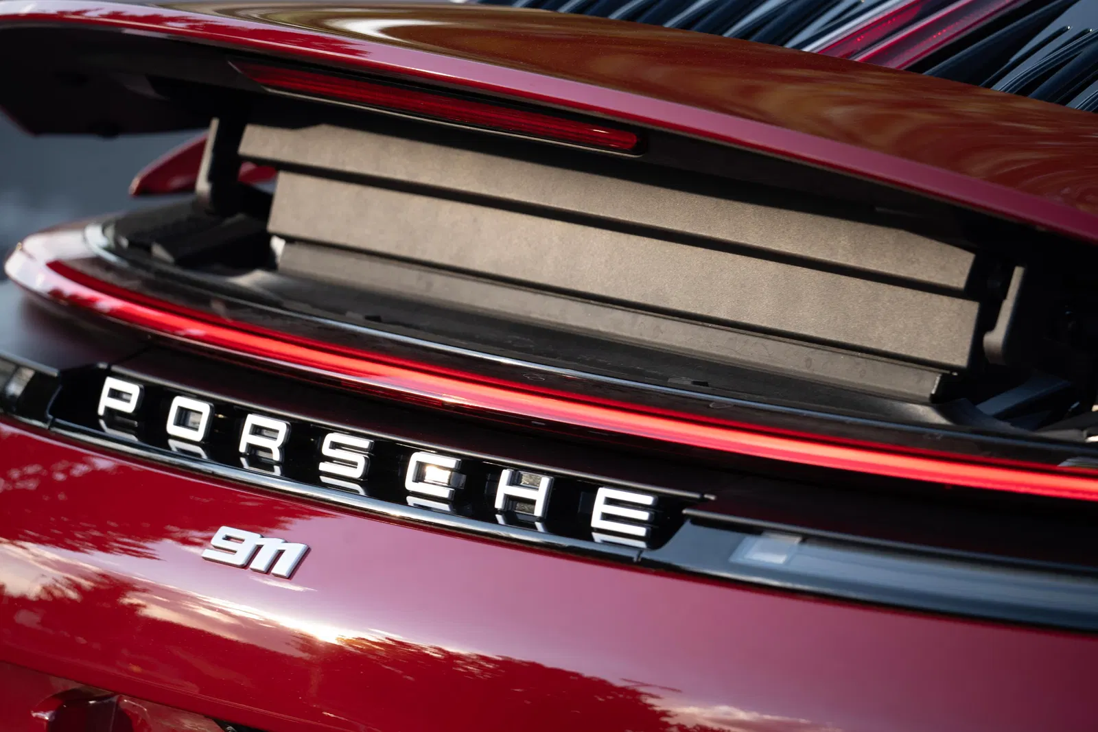 2025 Porsche 911 Carrera Coupe - 4k Miles, Carmine Red, SportDesign and Sport Chrono Packages, Unmodified