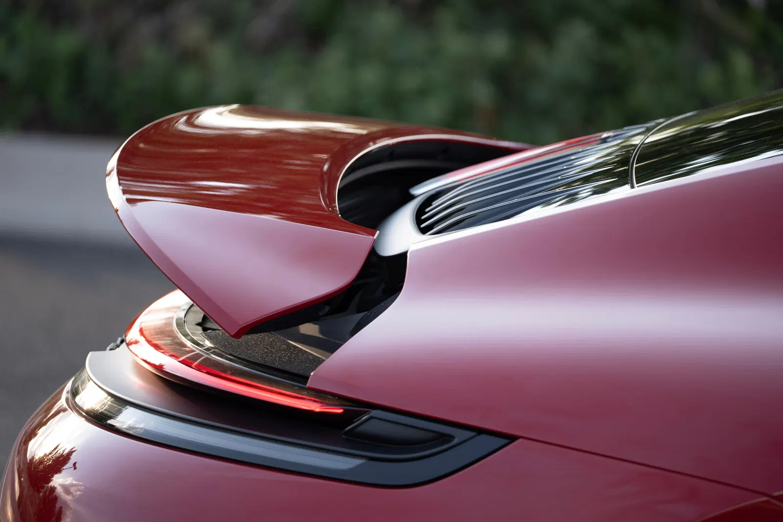 2025 Porsche 911 Carrera Coupe - 4k Miles, Carmine Red, SportDesign and Sport Chrono Packages, Unmodified