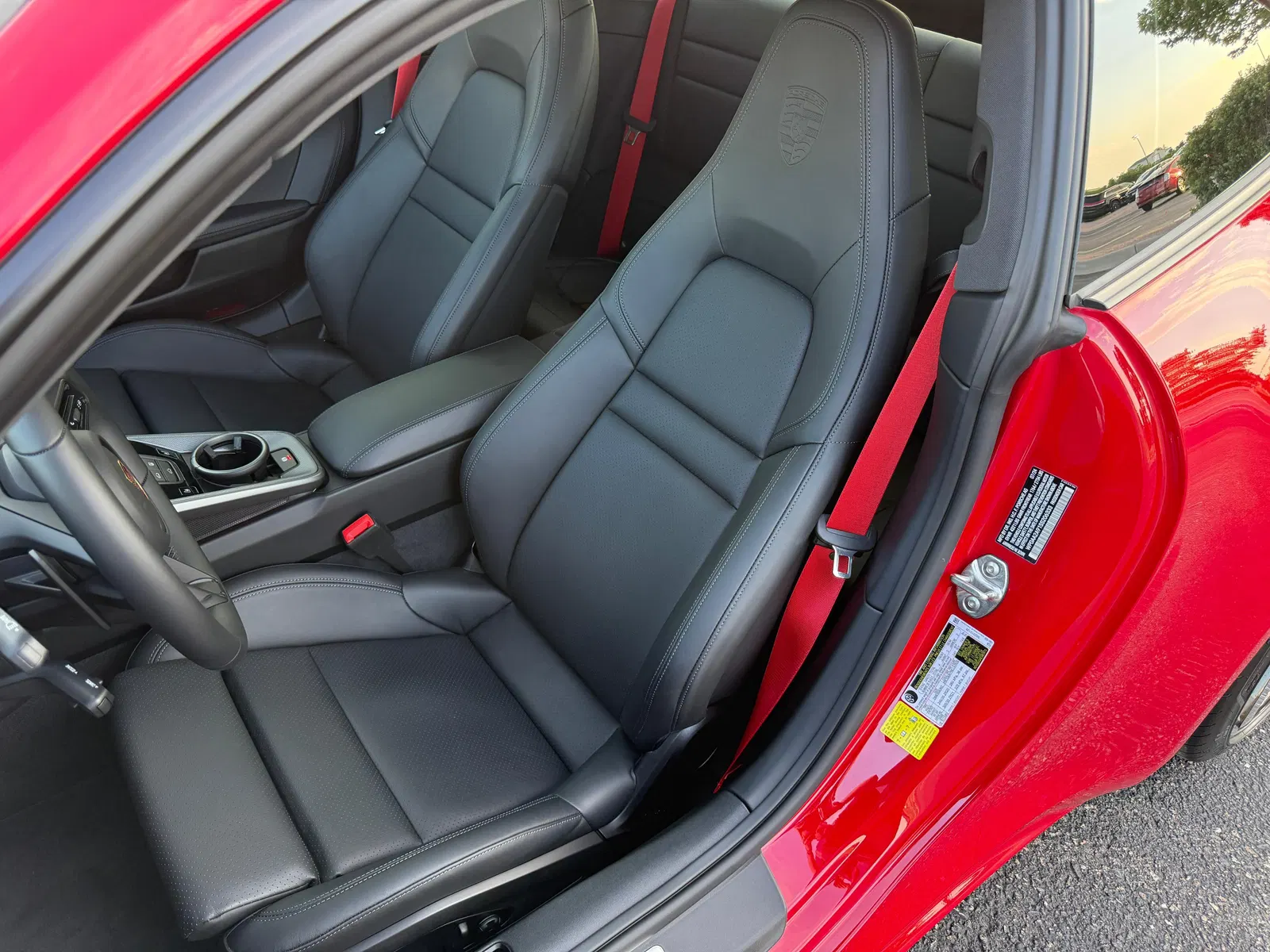 2025 Porsche 911 Carrera Coupe - 4k Miles, Carmine Red, SportDesign and Sport Chrono Packages, Unmodified