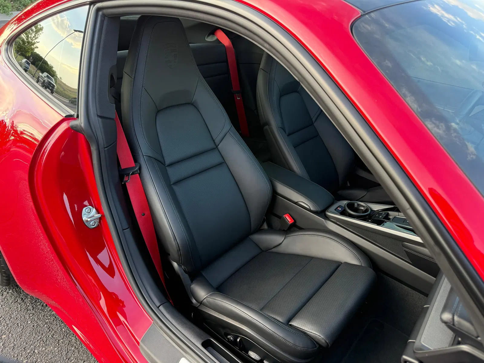 2025 Porsche 911 Carrera Coupe - 4k Miles, Carmine Red, SportDesign and Sport Chrono Packages, Unmodified