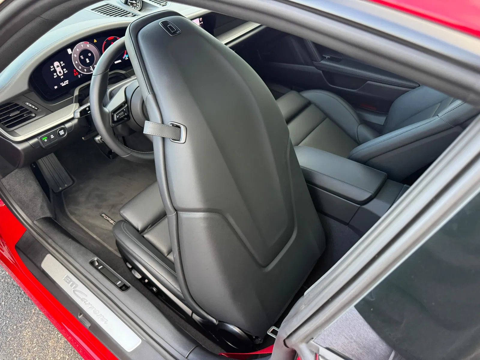 2025 Porsche 911 Carrera Coupe - 4k Miles, Carmine Red, SportDesign and Sport Chrono Packages, Unmodified