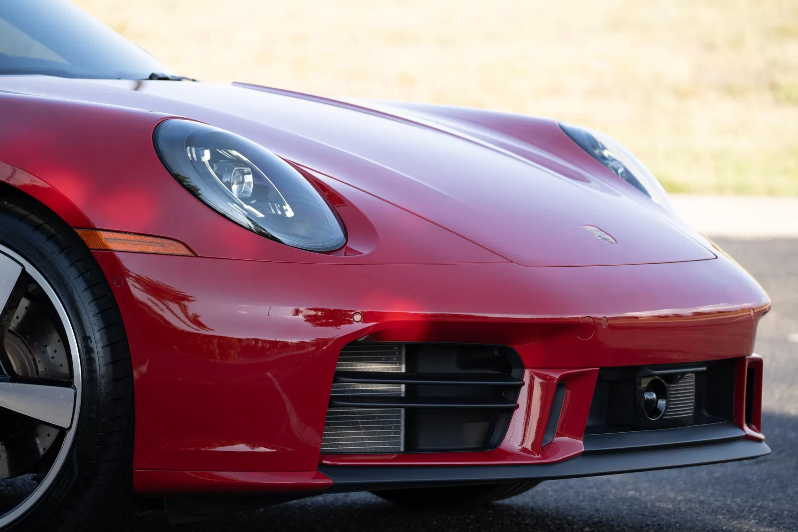 2025 Porsche 911 Carrera Coupe - 4k Miles, Carmine Red, SportDesign and Sport Chrono Packages, Unmodified