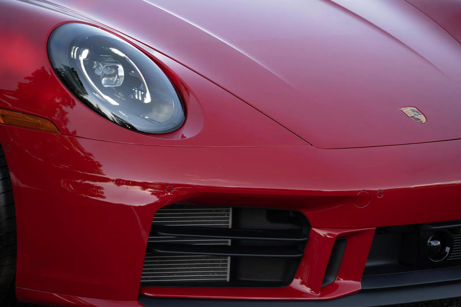 2025 Porsche 911 Carrera Coupe - 4k Miles, Carmine Red, SportDesign and Sport Chrono Packages, Unmodified