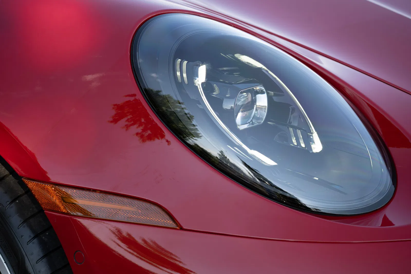 2025 Porsche 911 Carrera Coupe - 4k Miles, Carmine Red, SportDesign and Sport Chrono Packages, Unmodified