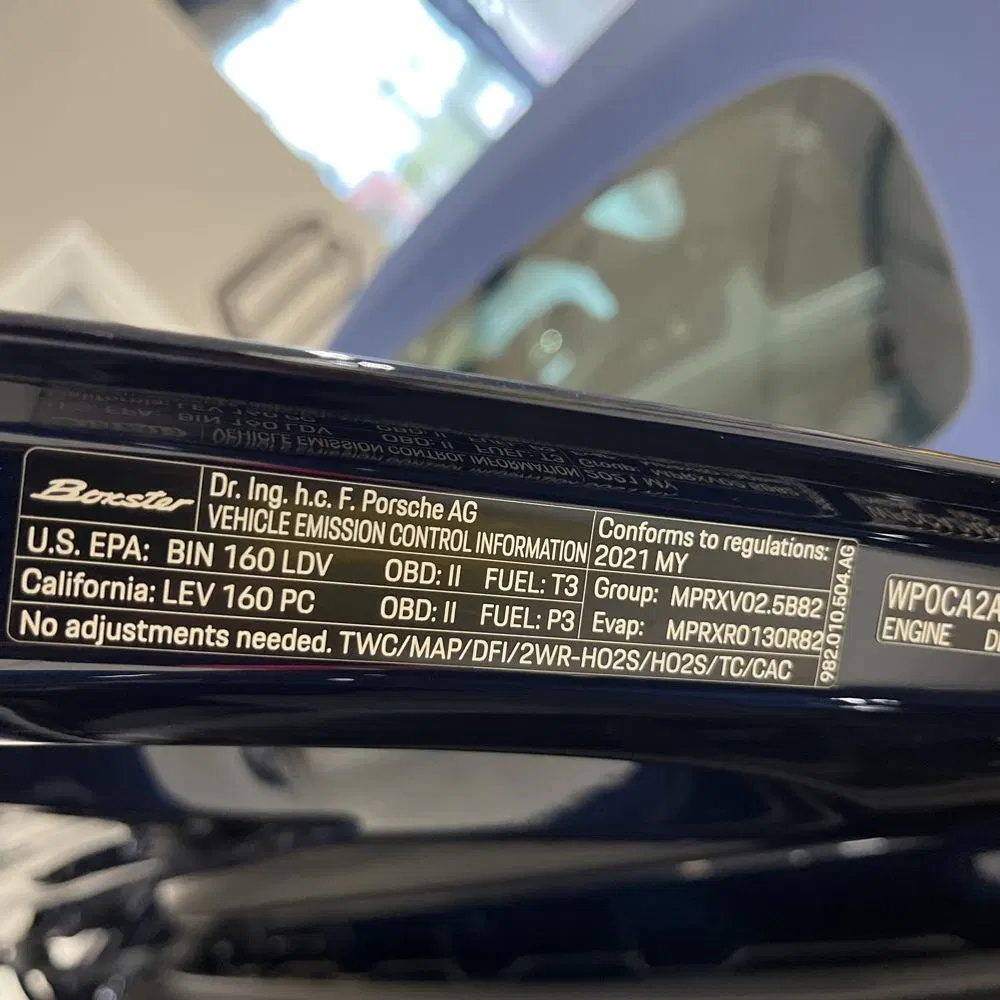 2021 Porsche 718 Boxster Base