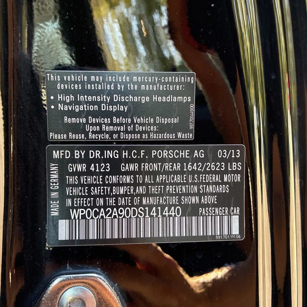 2013 Porsche 911 Carrera