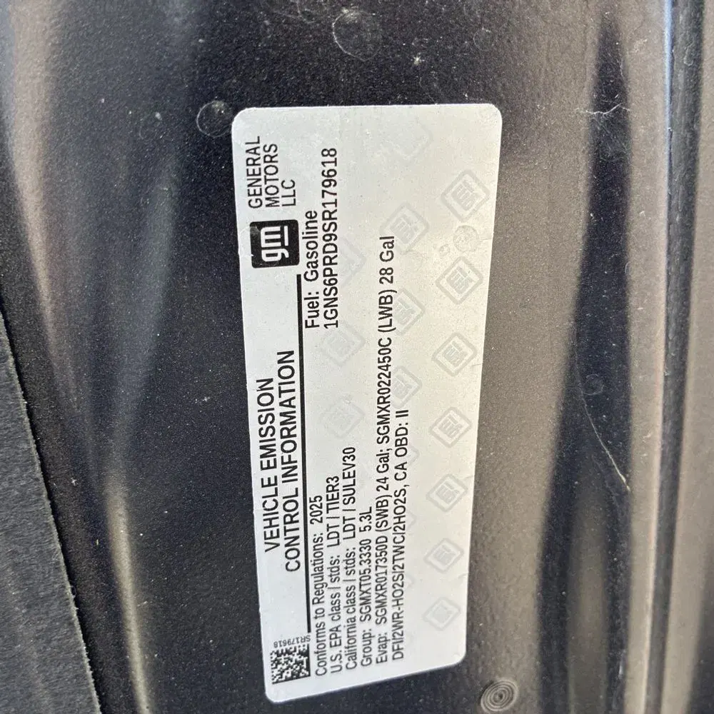 2025 Chevrolet Tahoe Z71
