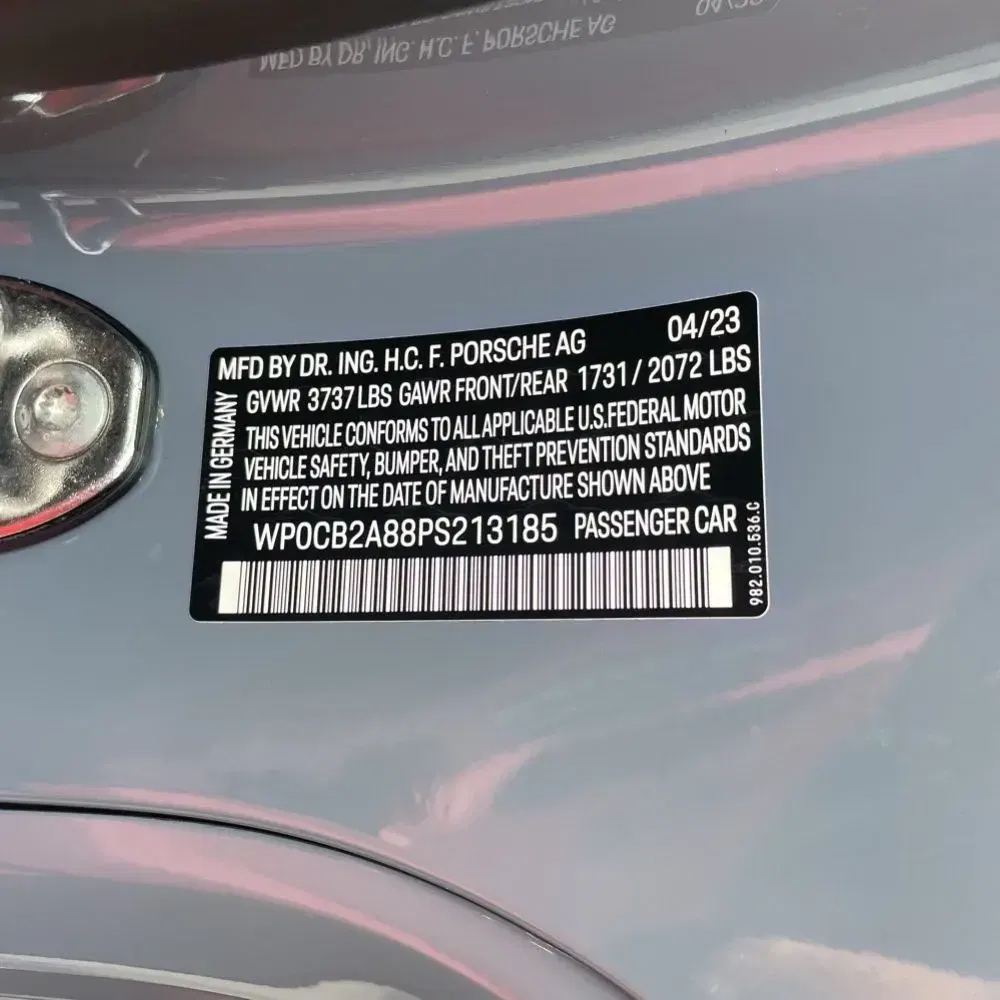 2023 Porsche 718 Boxster S