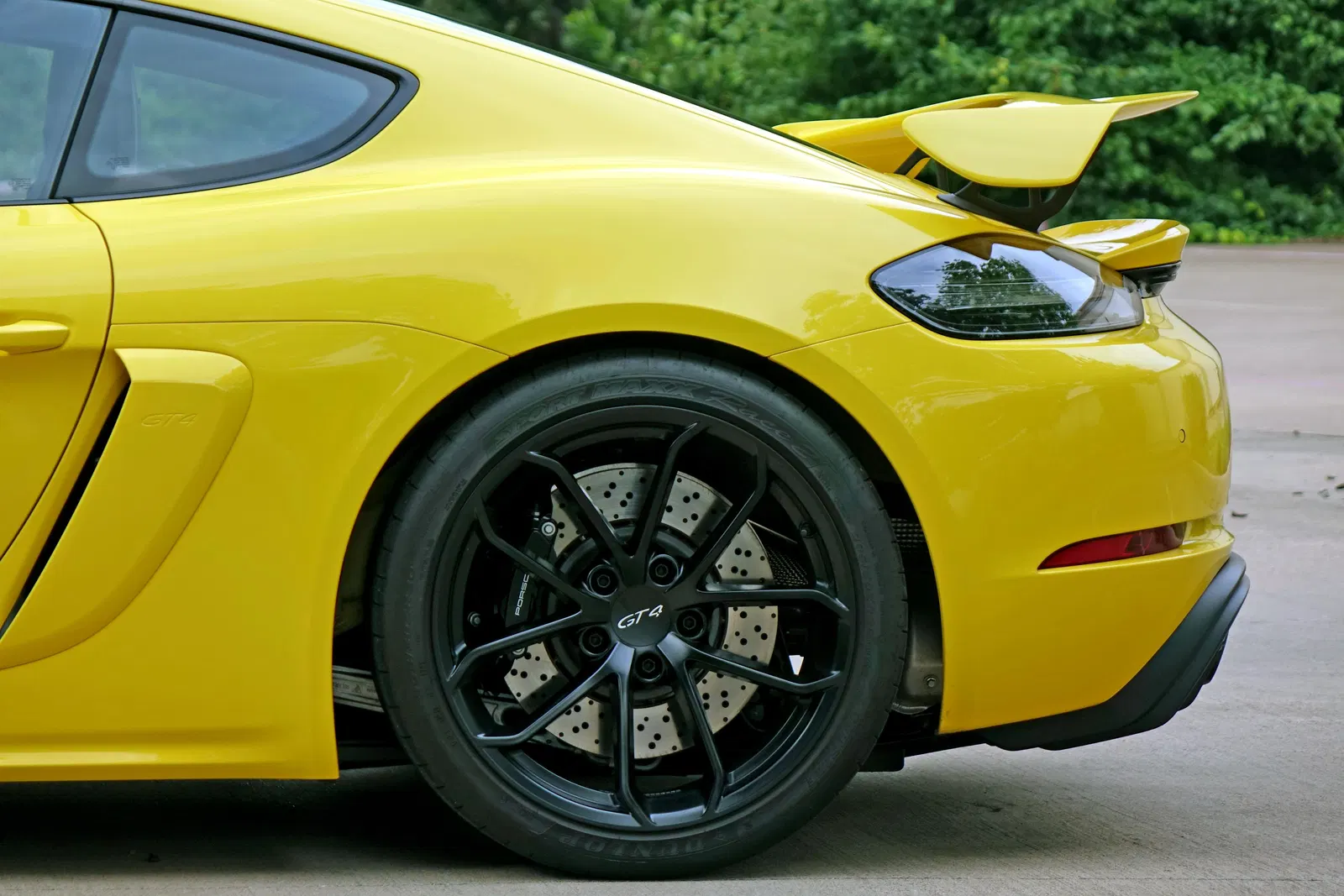 2023 Porsche 718 Cayman GT4 - ~2,600 Miles, 6-Speed Manual, 414-hp Flat-6, Racing Yellow