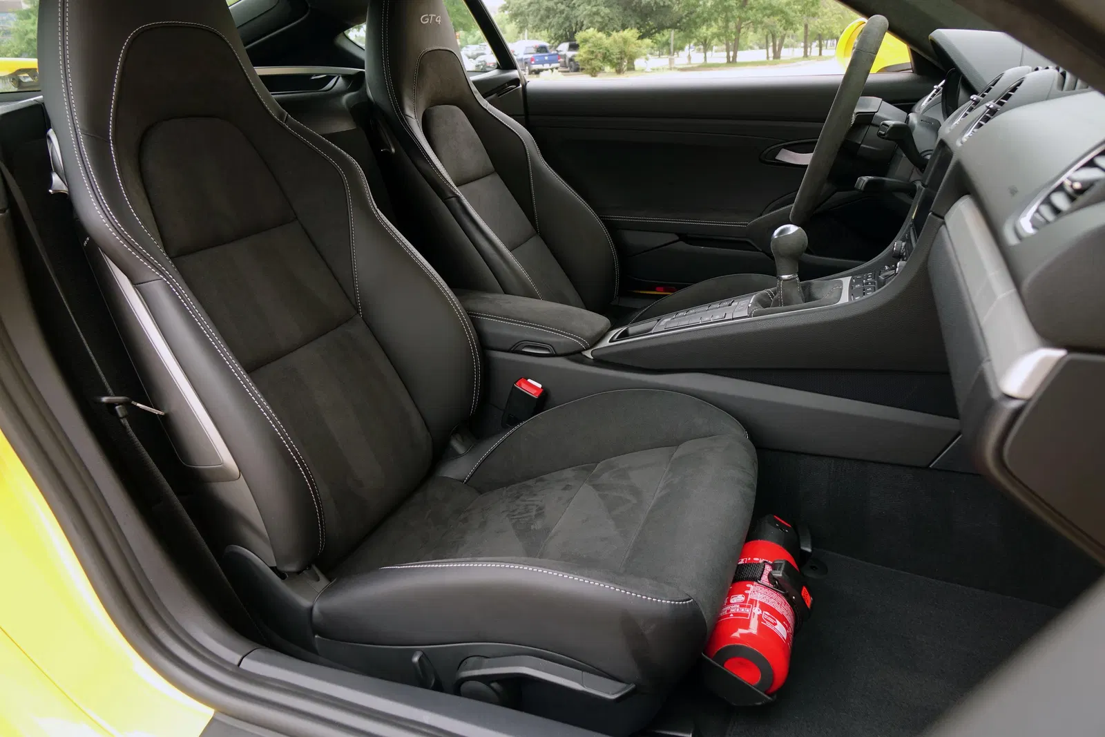 2023 Porsche 718 Cayman GT4 - ~2,600 Miles, 6-Speed Manual, 414-hp Flat-6, Racing Yellow