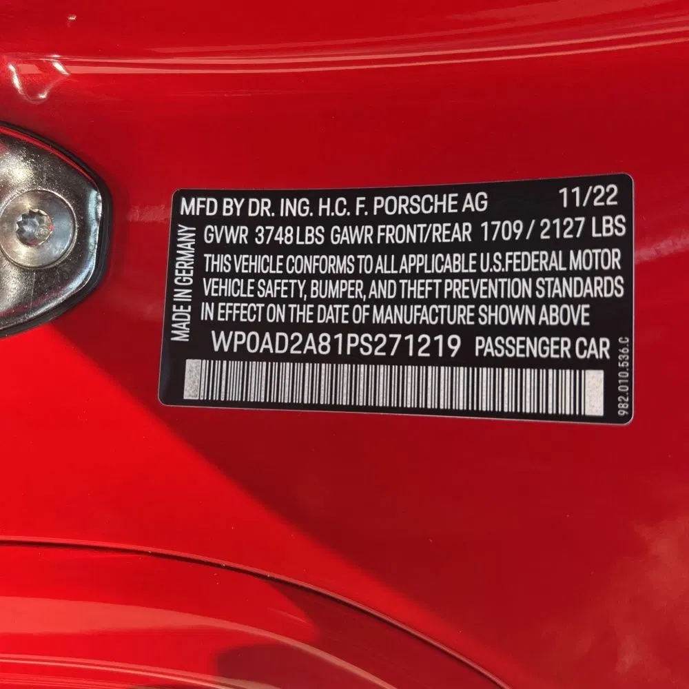 2023 Porsche 718 Cayman GTS 4.0