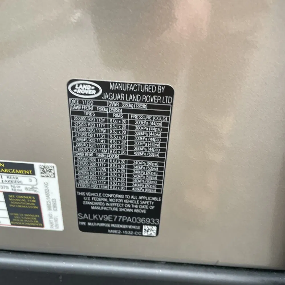 2023 Land Rover Range Rover P530 First Edition