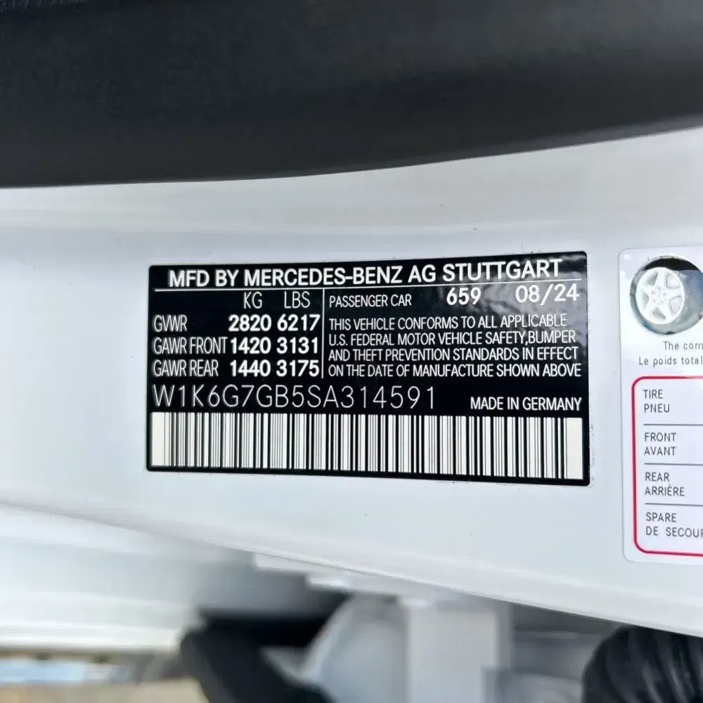 2025 Mercedes-Benz S-Class S 580 4MATIC