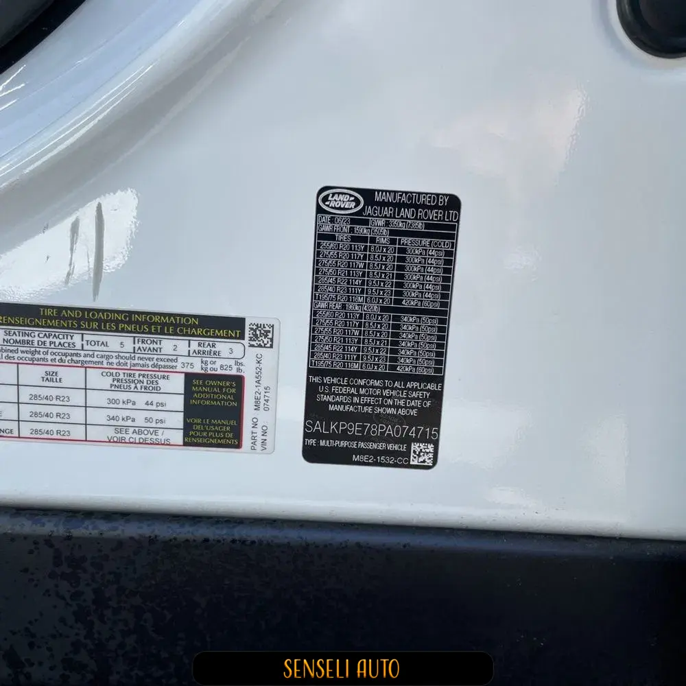 2023 Land Rover Range Rover P530 SE