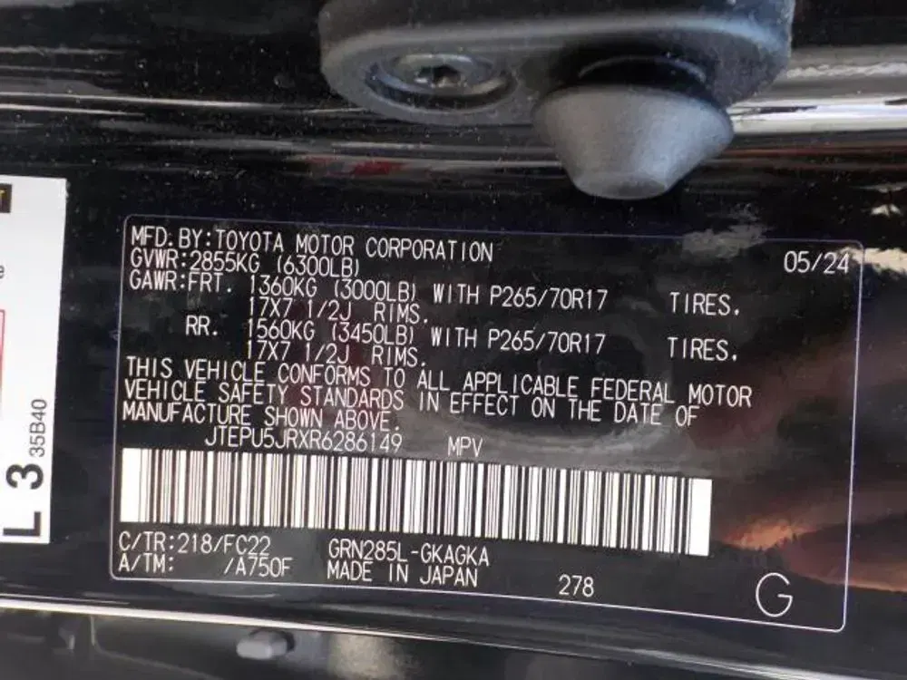 2024 Toyota 4Runner TRD Off Road
