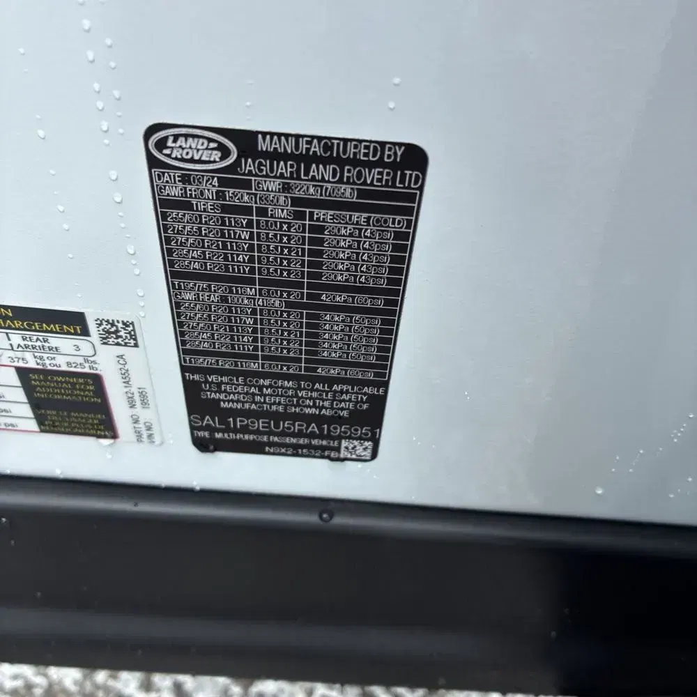 2024 Land Rover Range Rover Sport P360 SE