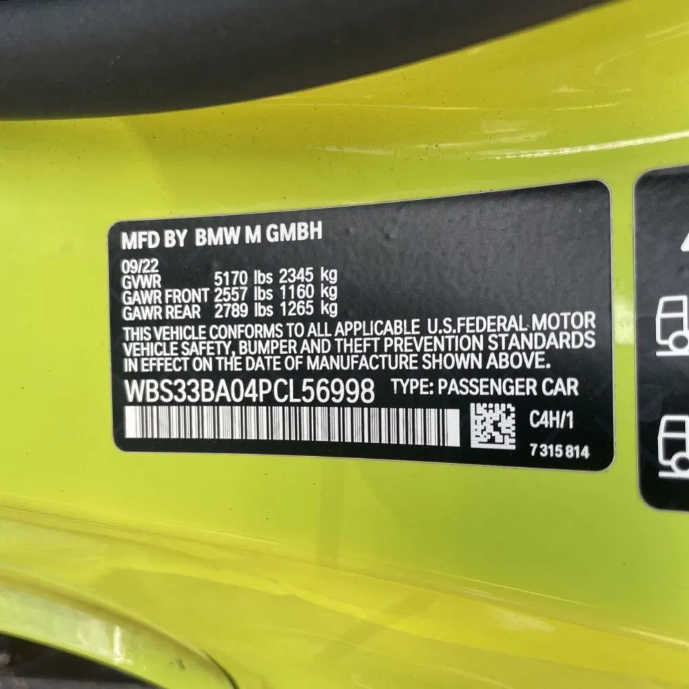 2023 BMW M4 Competition xDrive