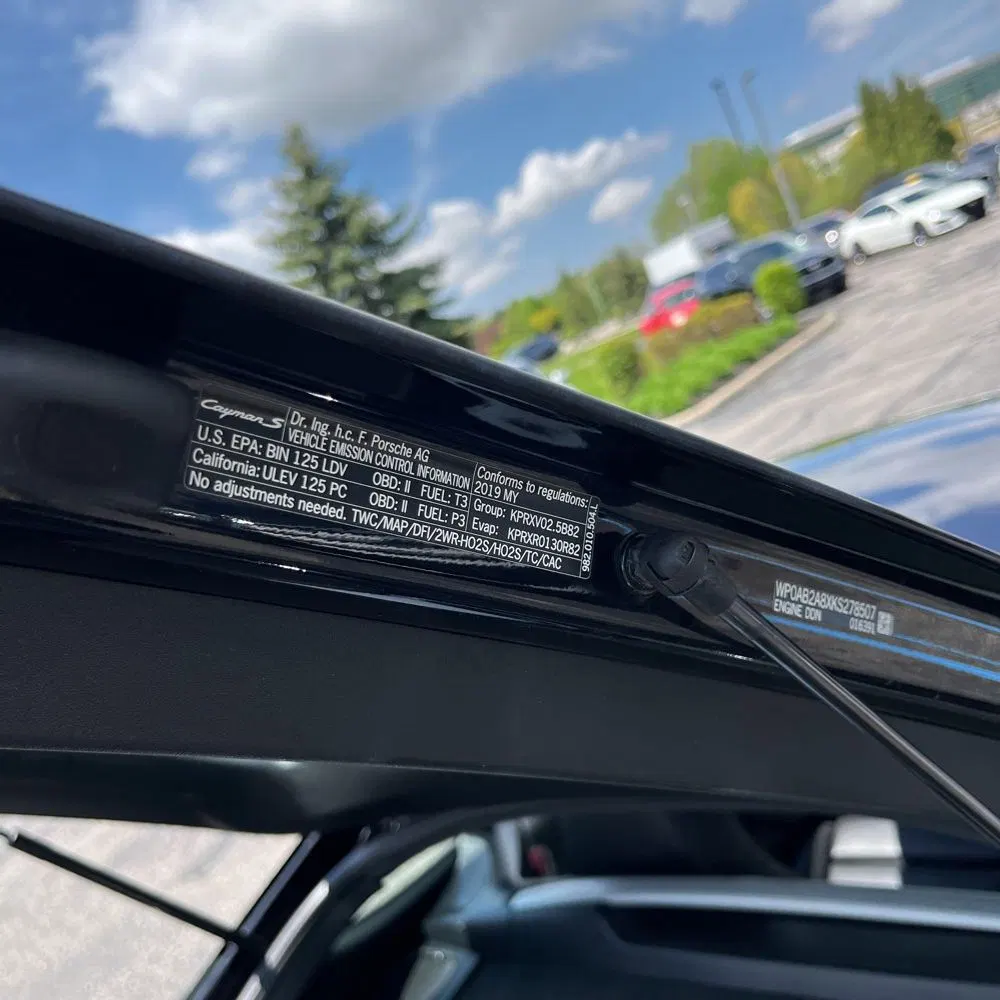 2019 Porsche 718 Cayman S