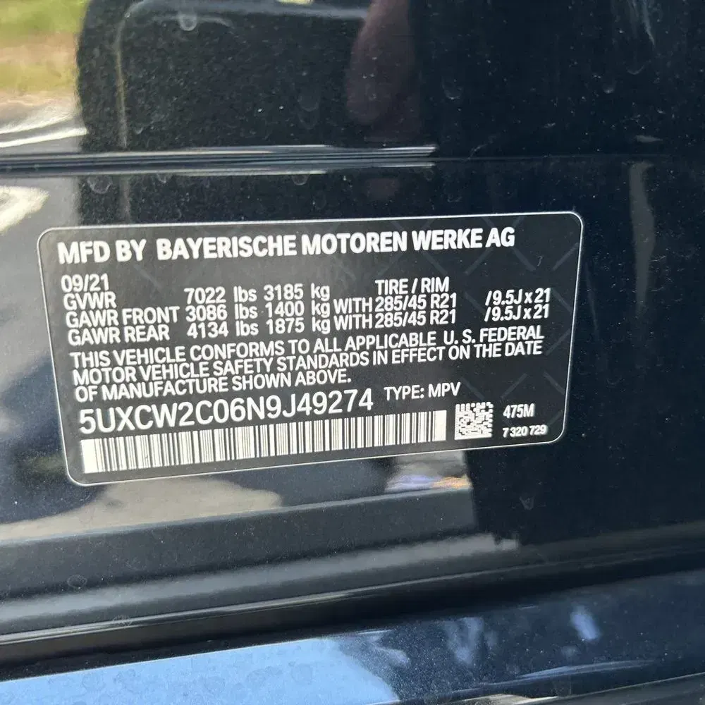2022 BMW X7 XDrive40i