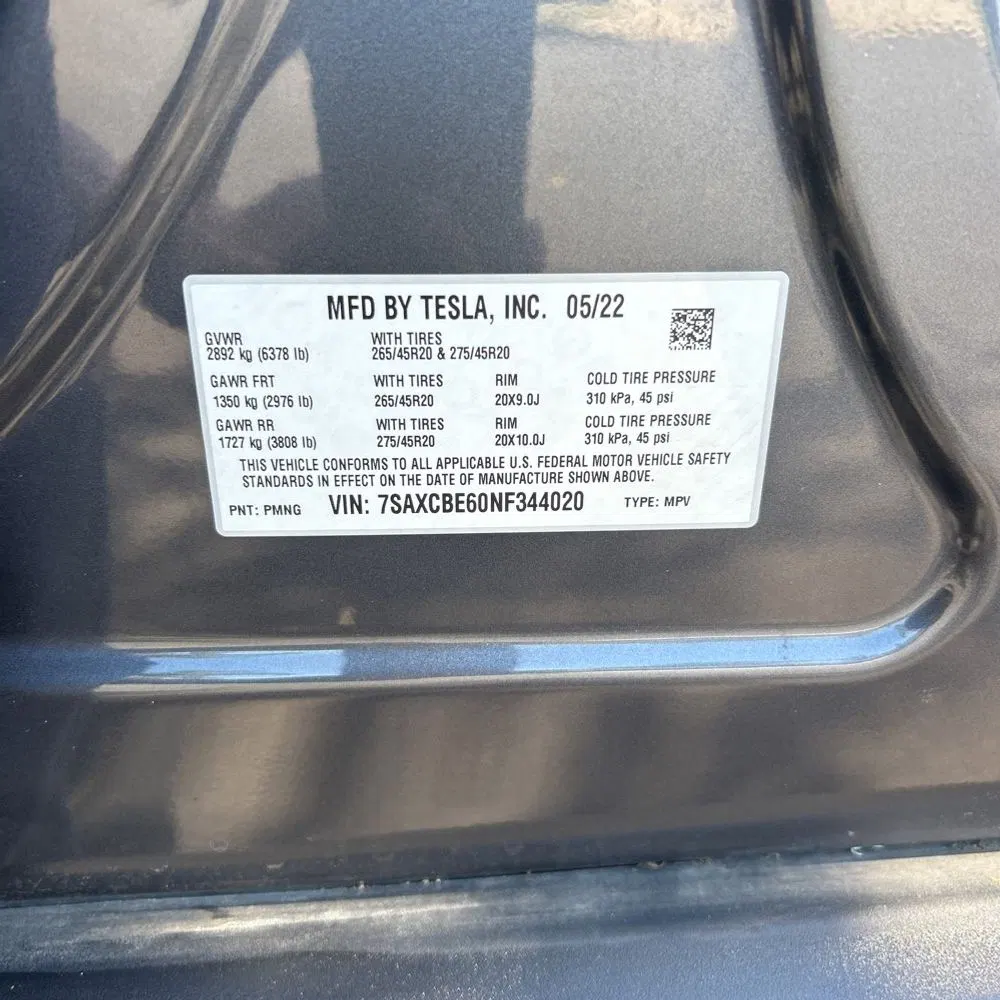 2022 Tesla Model X Plaid