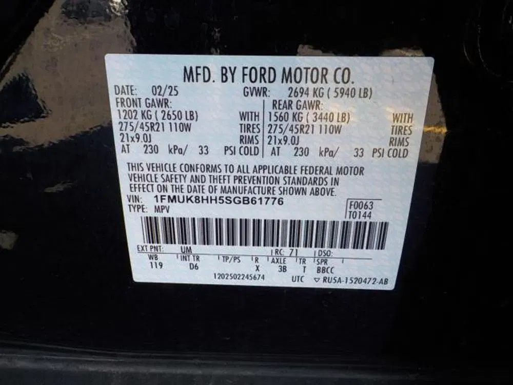 2025 Ford Explorer Platinum
