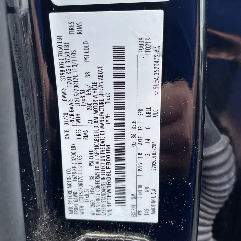 2020 Ford F-150 Raptor