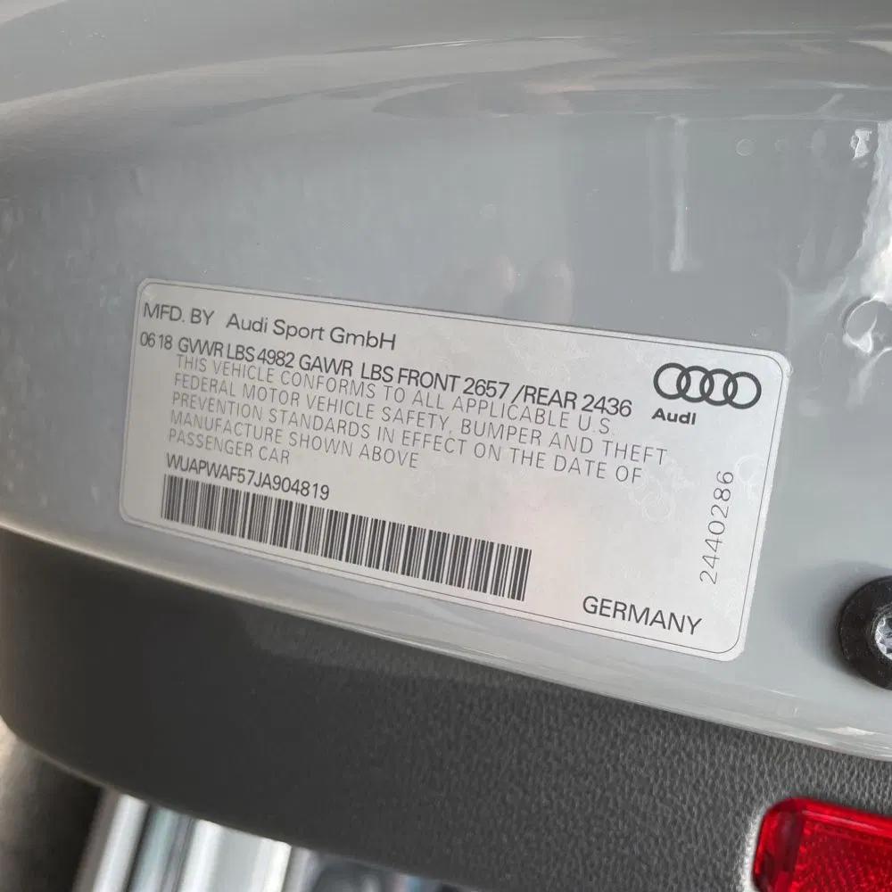 2018 Audi RS 5
