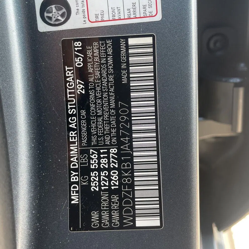 2018 Mercedes-Benz E-Class AMG E 63 S
