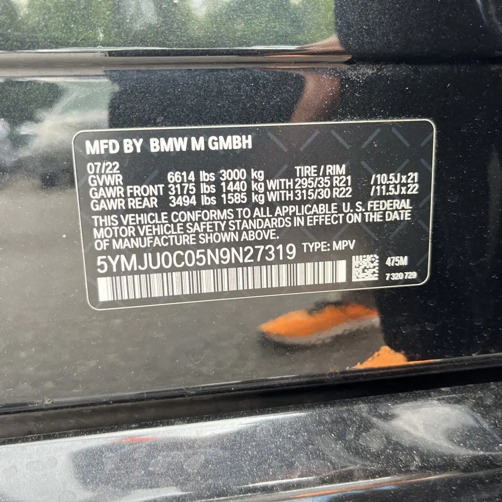 2022 BMW X5 Base