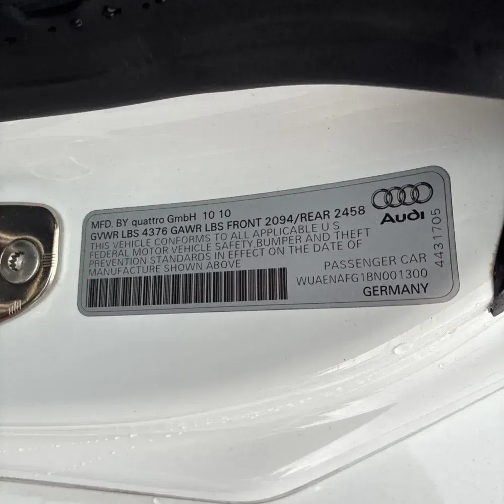 2011 Audi R8 5.2