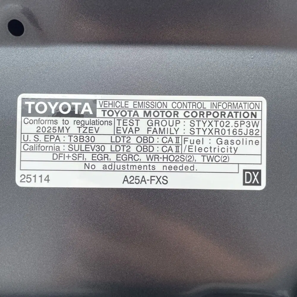 2025 Toyota RAV4 Plug-in Hybrid SE