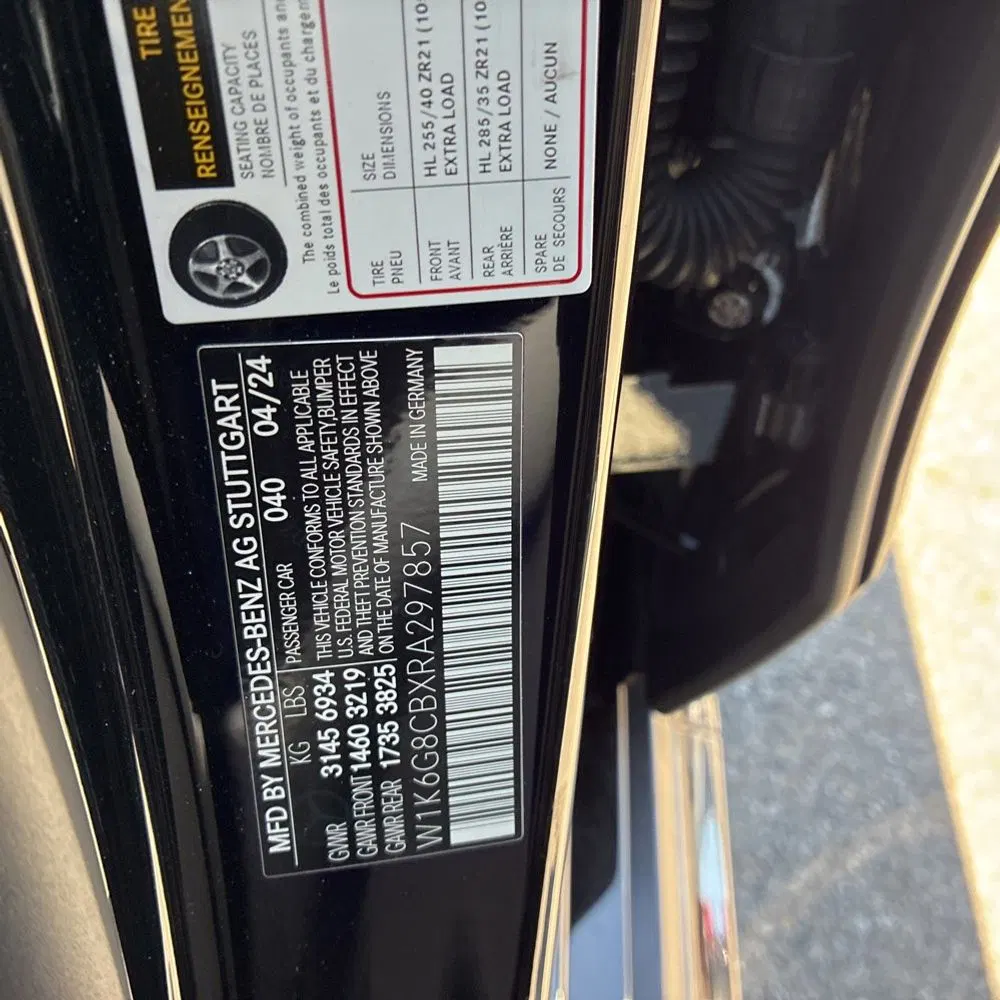 2024 Mercedes-Benz S-Class AMG S 63 E Performance