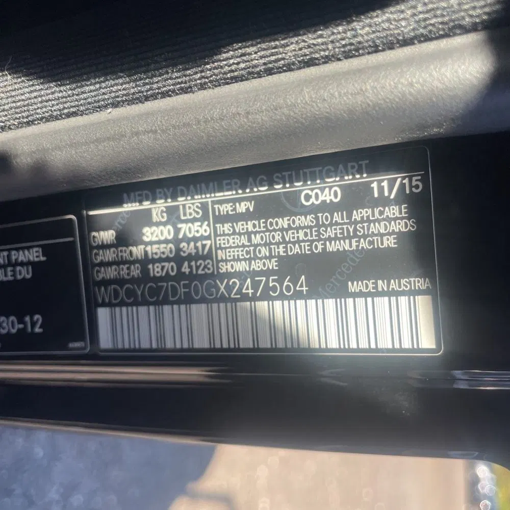 2016 Mercedes-Benz G-Class AMG G63 4D SUV