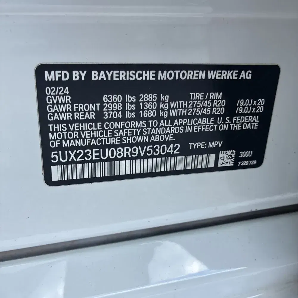2024 BMW X5 XDrive40i