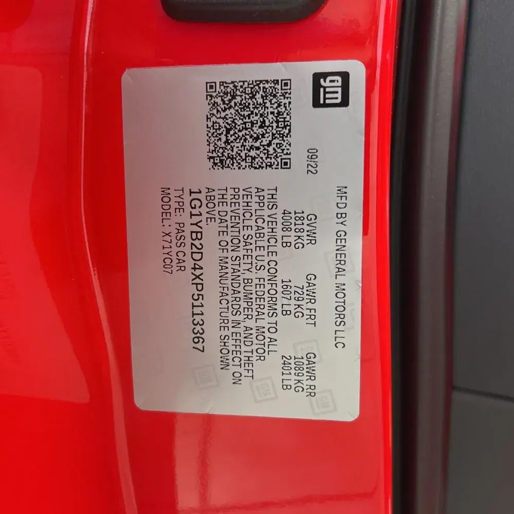 2023 Chevrolet Corvette Stingray