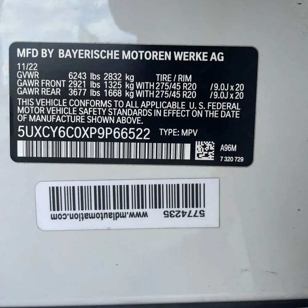 2023 BMW X6 XDrive40i