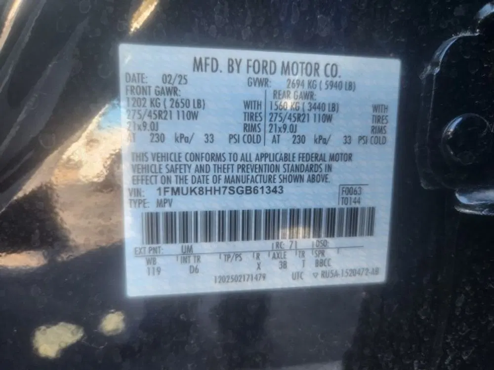 2025 Ford Explorer Platinum