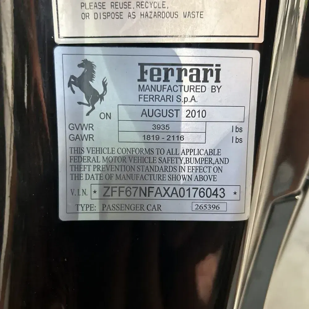 2010 Ferrari 458 Italia Base
