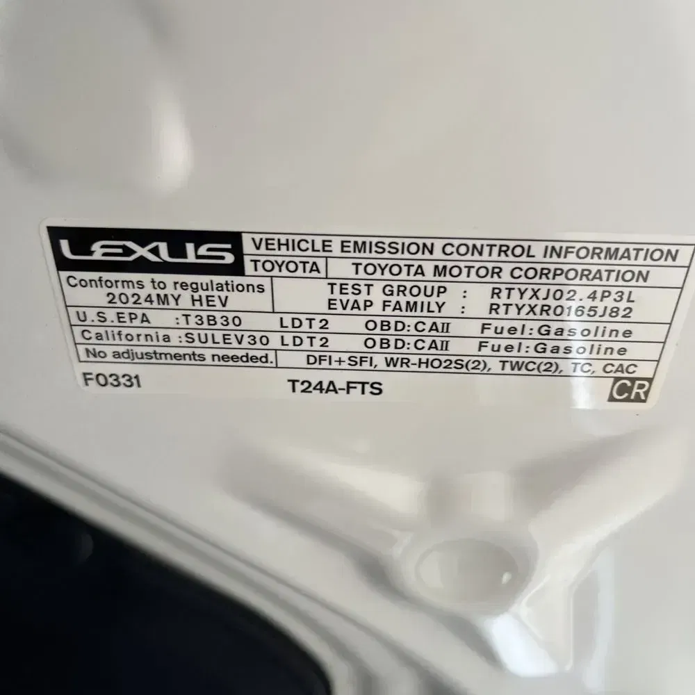 2024 Lexus RX 500h F SPORT Performance