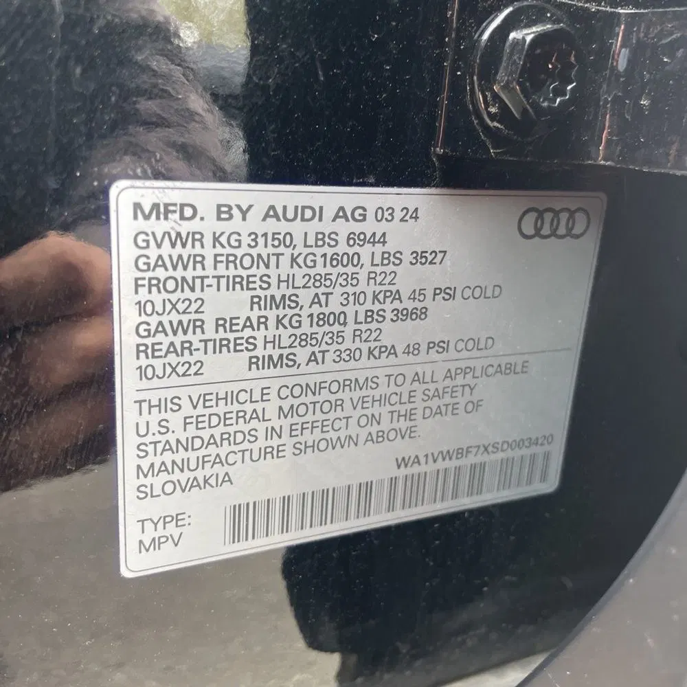 2025 Audi SQ7 Prestige