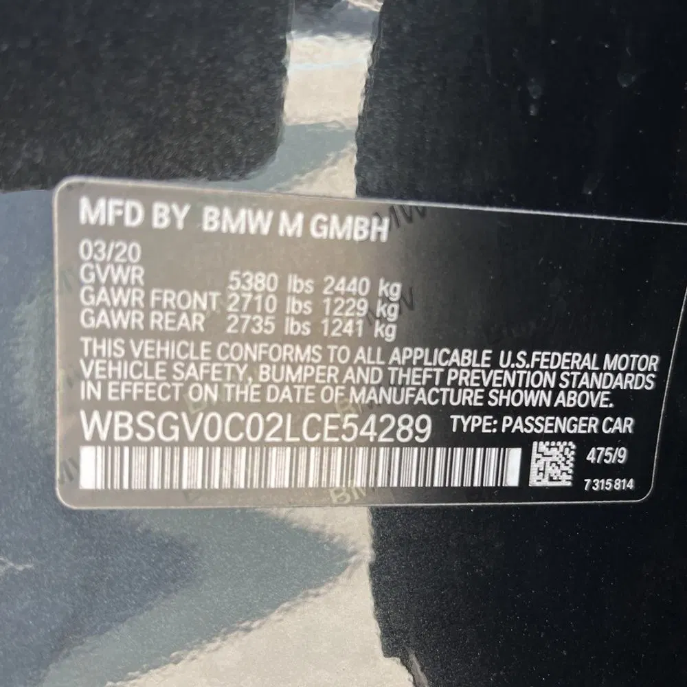 2020 BMW M8 Gran Coupe