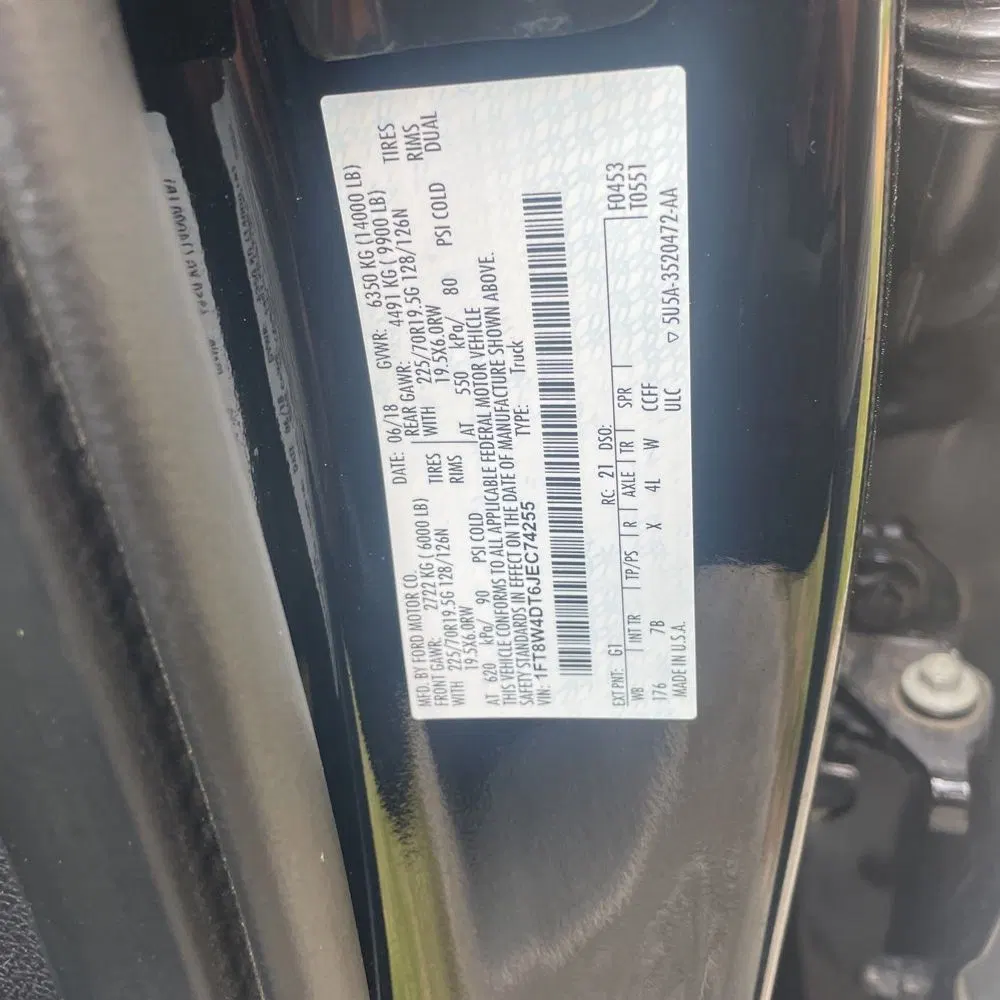 2018 Ford F-450 Super Duty Platinum
