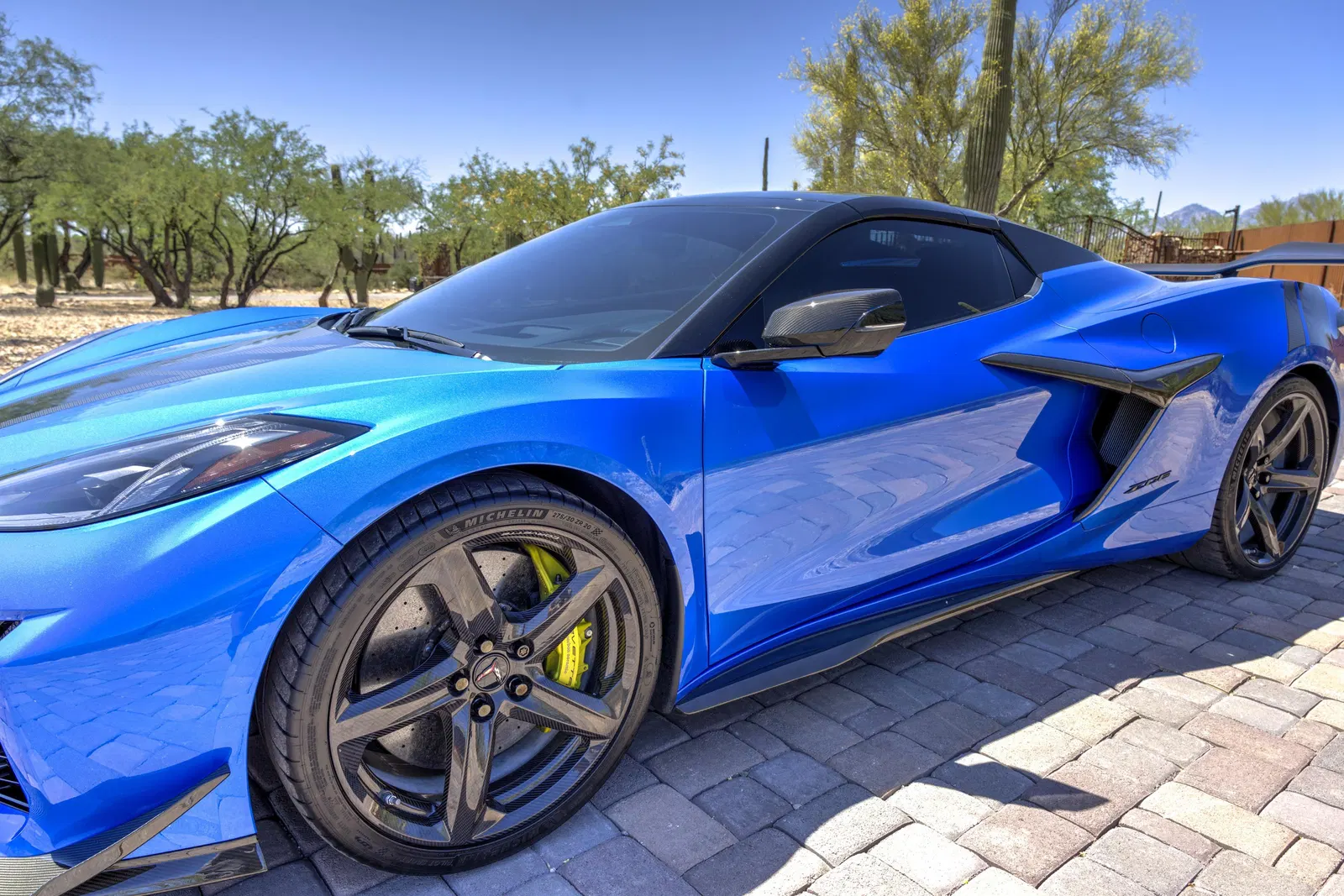 2024 Chevrolet Corvette Z06 Convertible 3LZ - ~3,700 Miles, 670-hp V8, Riptide Blue, Z06 Ultimate Performance Package