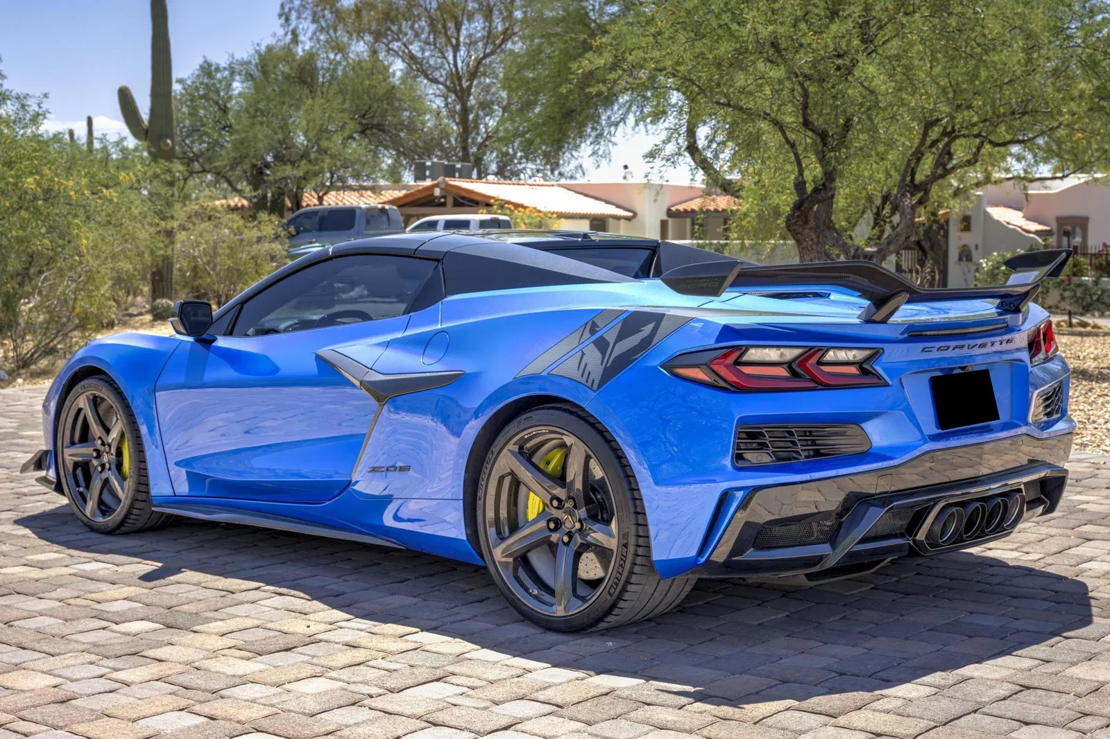 2024 Chevrolet Corvette Z06 Convertible 3LZ - ~3,700 Miles, 670-hp V8, Riptide Blue, Z06 Ultimate Performance Package