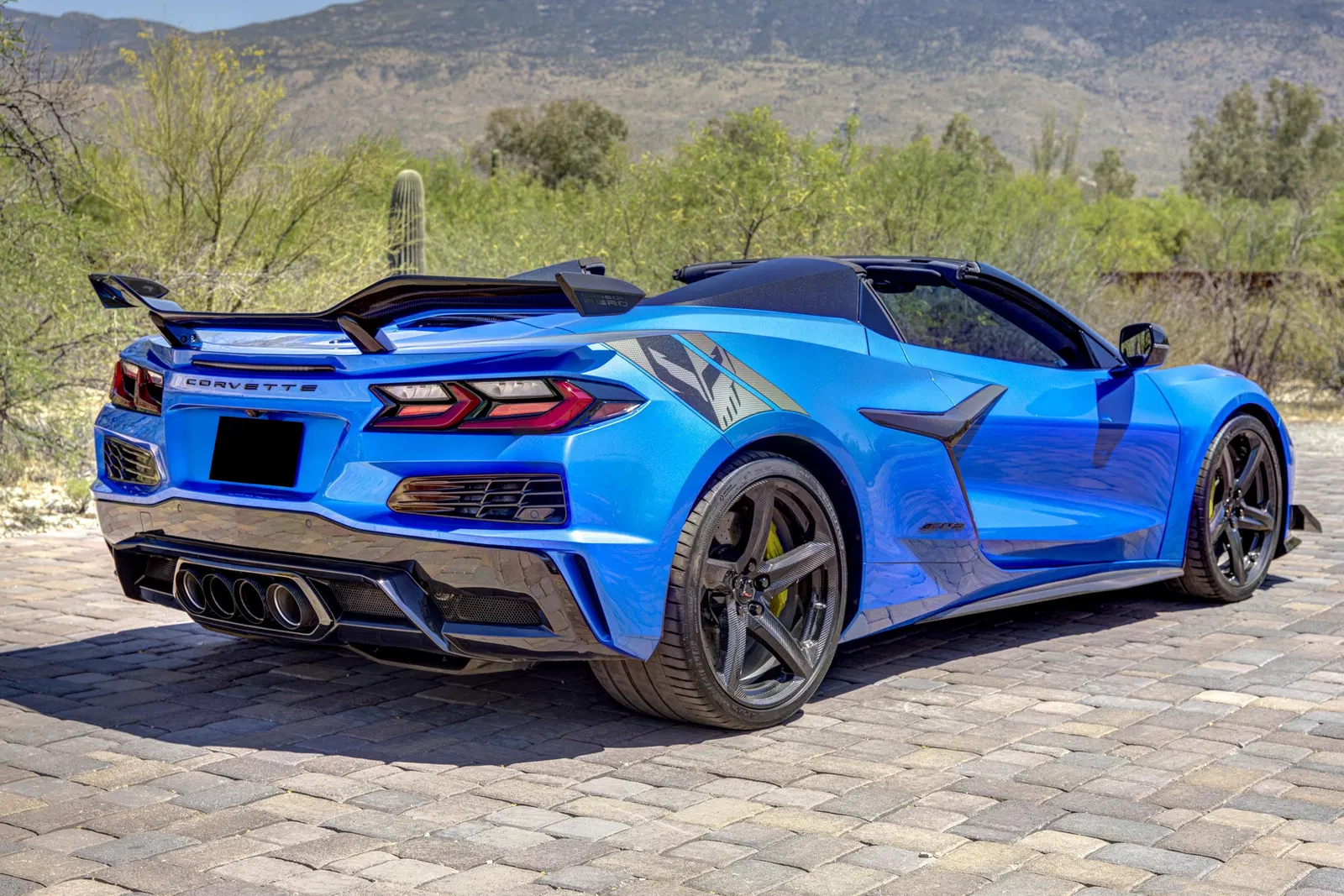 2024 Chevrolet Corvette Z06 Convertible 3LZ - ~3,700 Miles, 670-hp V8, Riptide Blue, Z06 Ultimate Performance Package