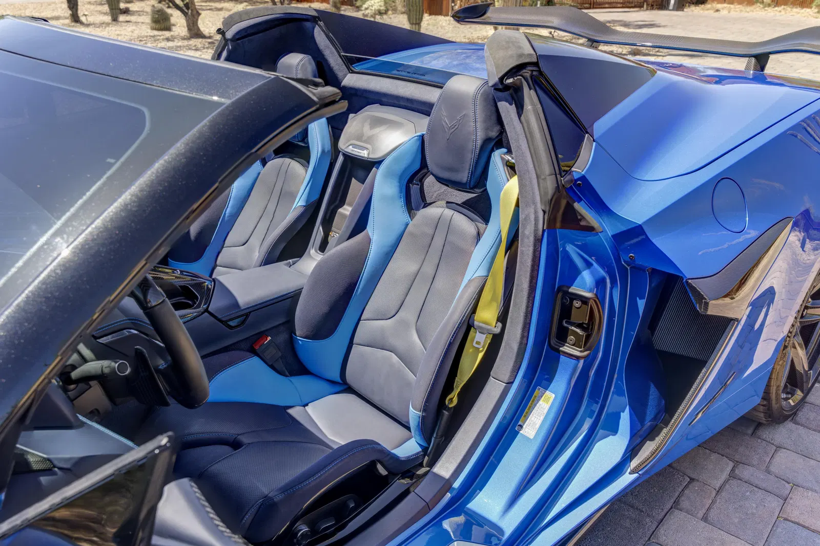 2024 Chevrolet Corvette Z06 Convertible 3LZ - ~3,700 Miles, 670-hp V8, Riptide Blue, Z06 Ultimate Performance Package