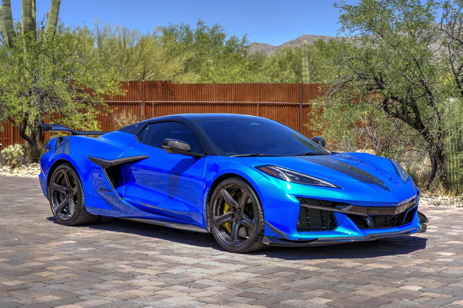 2024 Chevrolet Corvette Z06 Convertible 3LZ - ~3,700 Miles, 670-hp V8, Riptide Blue, Z06 Ultimate Performance Package