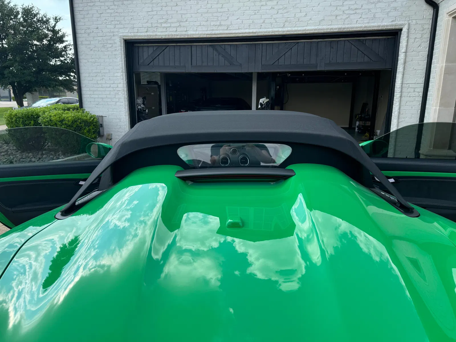2023 Porsche 718 Boxster Spyder - ~1,600 Miles, DeMan Motorsport 4.5-Liter Flat-6, 6-Speed Manual, Python Green